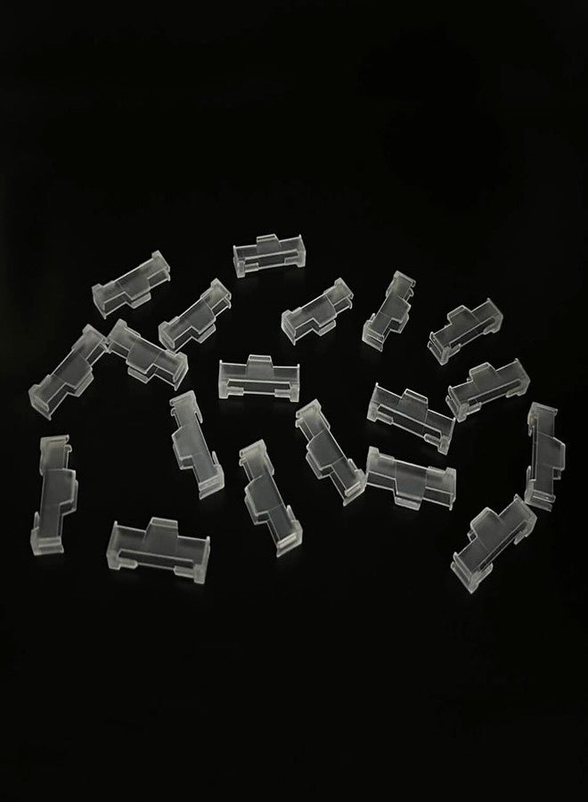 URIMPAVIDO 20PCS Servo Cable Clip Lock Servo Extension Cable Connector Clip Lead Wire Lock for RC Airplane Car Boat RC Toy DIY Model Part (Transparent) - Image 1